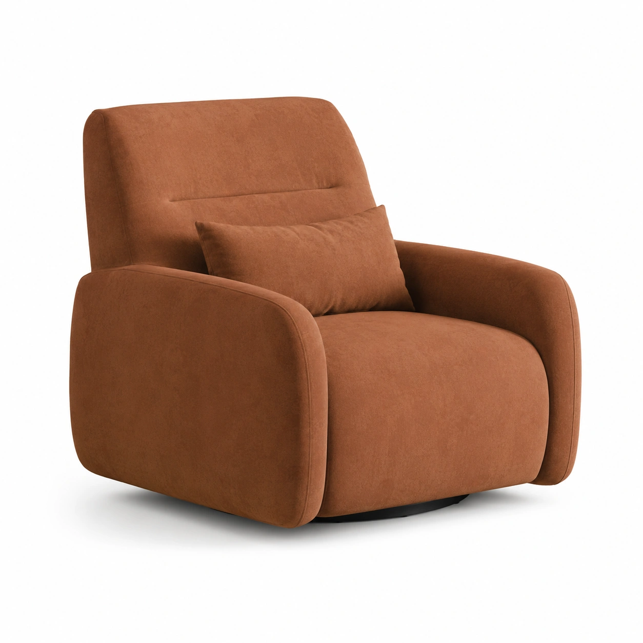 Sillon Giratorio Cuero Camel-meubivo